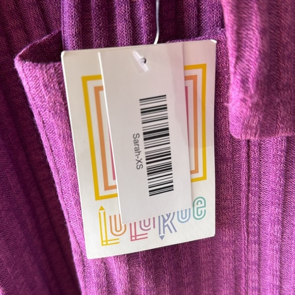 BRAND new with tags | XS 0-4 | Sarah by Lularoe | purple color | Cardigan - Picture 3 of 7